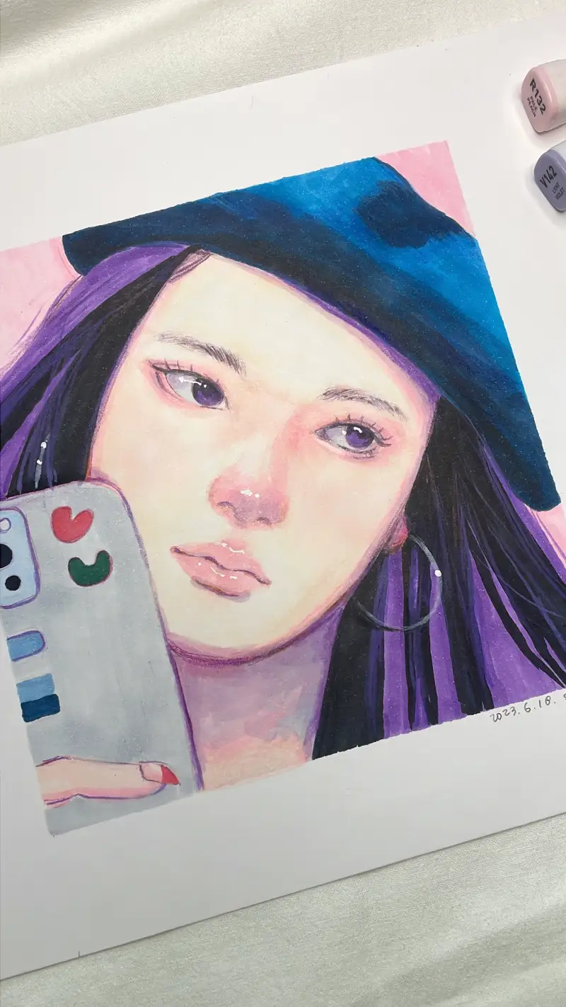 새미,골드손아워컬러마커