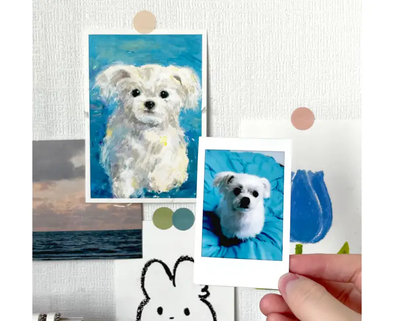 일러스트,찰필,오일파스텔