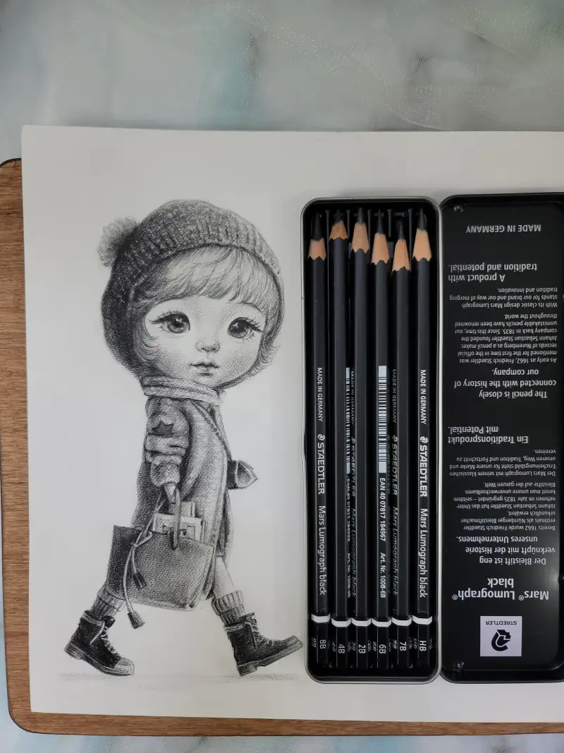 스테들러마스불랙108B6본세트