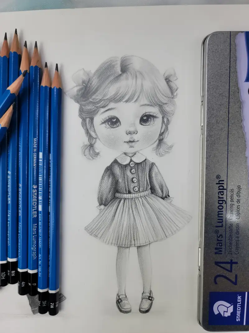 마스루모그라피연필100.24본세트