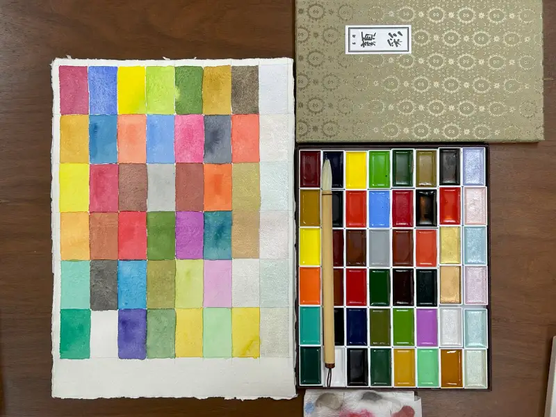 길상,길상안채,길상안채고체물감,길상안채접시고체물감