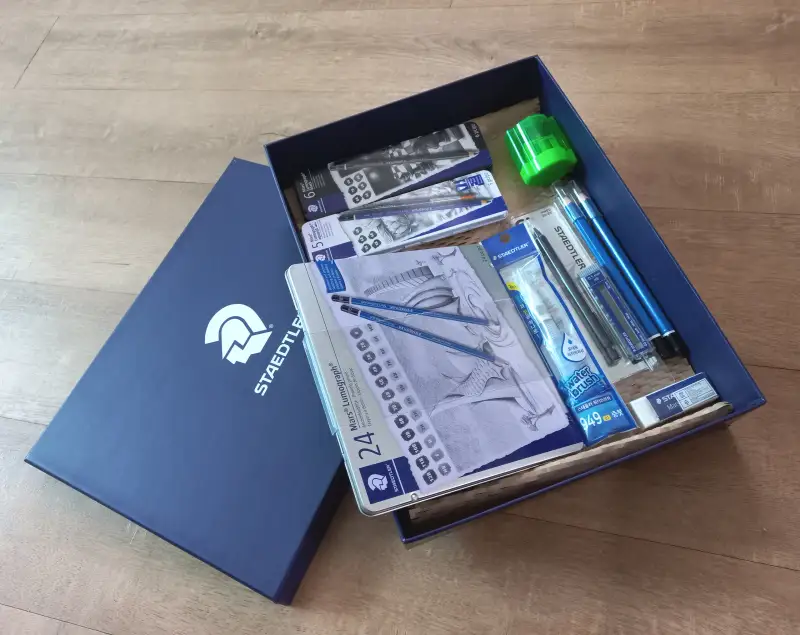 스테들러,세트,협찬화방넷,마스로모그라프,미술연필,연필소묘