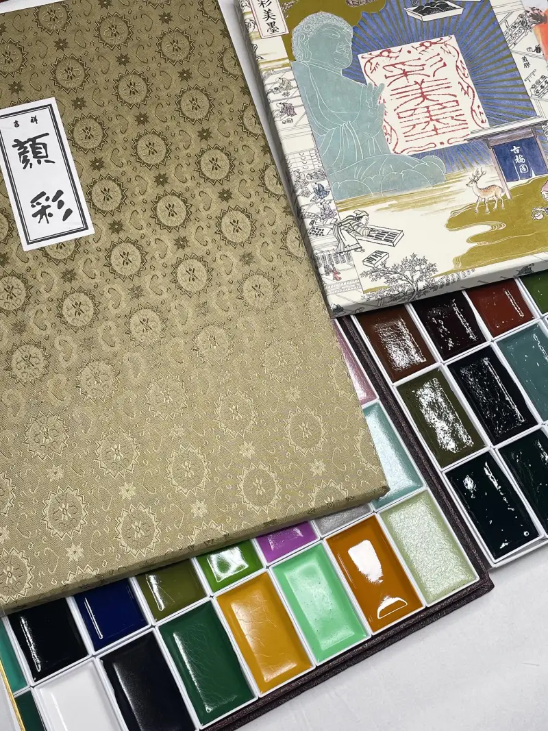 새미,길상안채고체물감