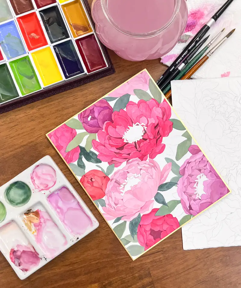 길상,동양화물감,동양화,윤꽃,아뜰리에윤꽃