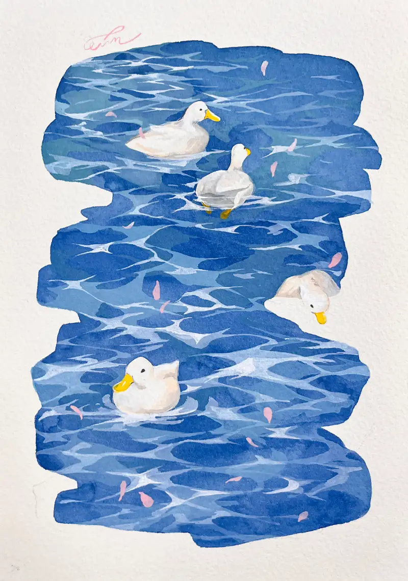 미젤로,미젤로미션,미젤로수채화,미젤로수채화과슈,미젤로팔레트,팔레트,수채화,수채화과슈,틴트물감,과슈물감,과슈일러스트,수채화일러스트,윤꽃