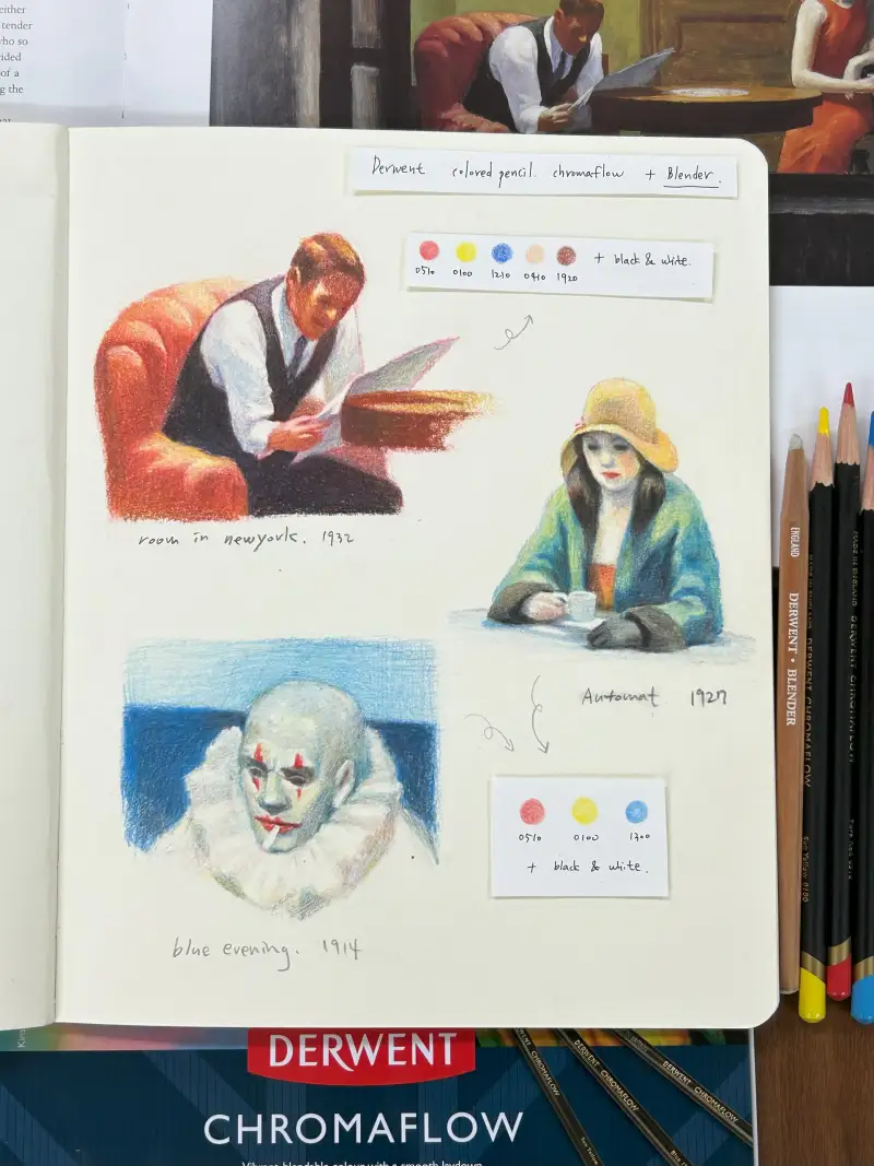 더웬트크로마플로우,더웬트색연필,크로마플로우,블랜더