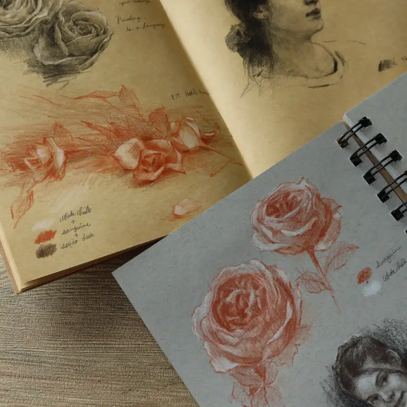 콘테,드로잉,스케치북,그레이,스트라스모아,크레타칼라,오일콘테,패드,크래프트지