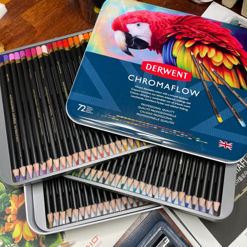 새미,크로마플로우색연필