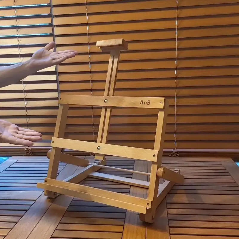 협찬,화방넷,화방넷체험단,AnB테이블이젤,이젤,테이블이젤,미술작업실,나무이젤