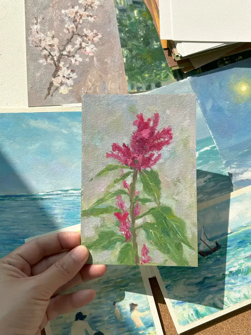 아르쉬,엽서패드,유화종이,유화지,유화전용지