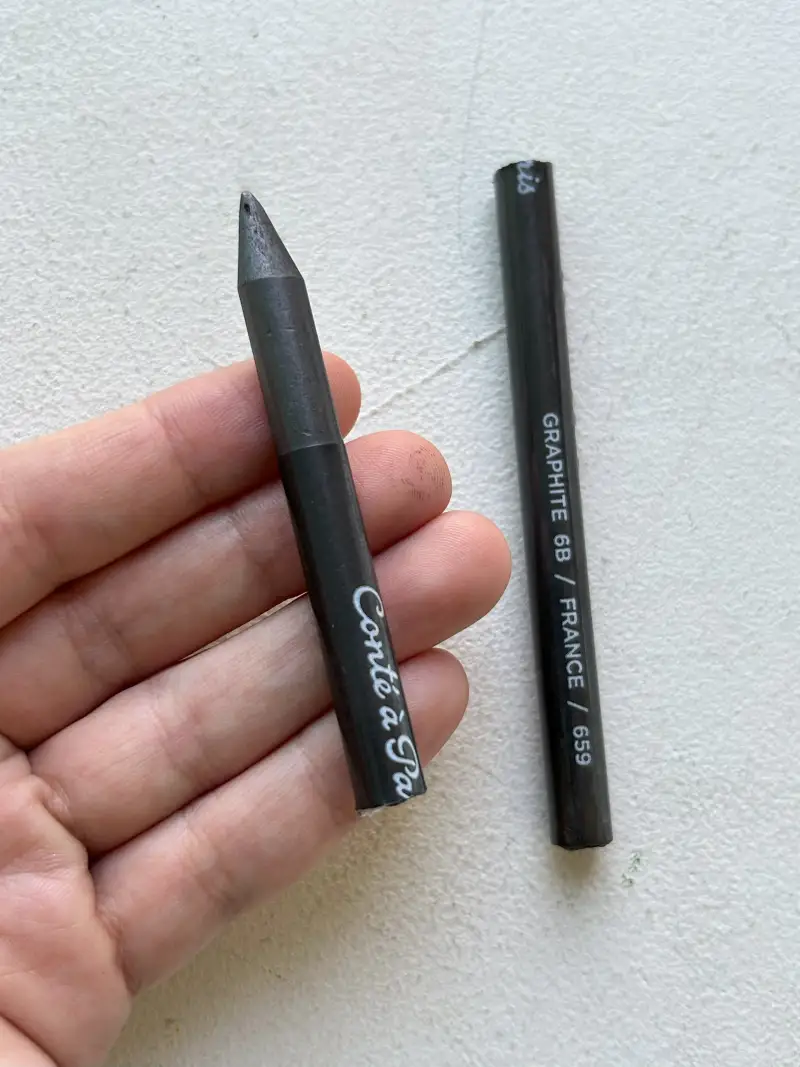 콘테,통심연필,통심흑연,흑연연필,통심흑연연필