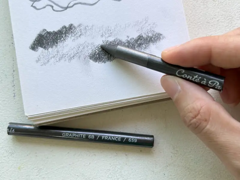 6b,통심흑연연필,통심연필,흑연연필,통심흑연,콘테