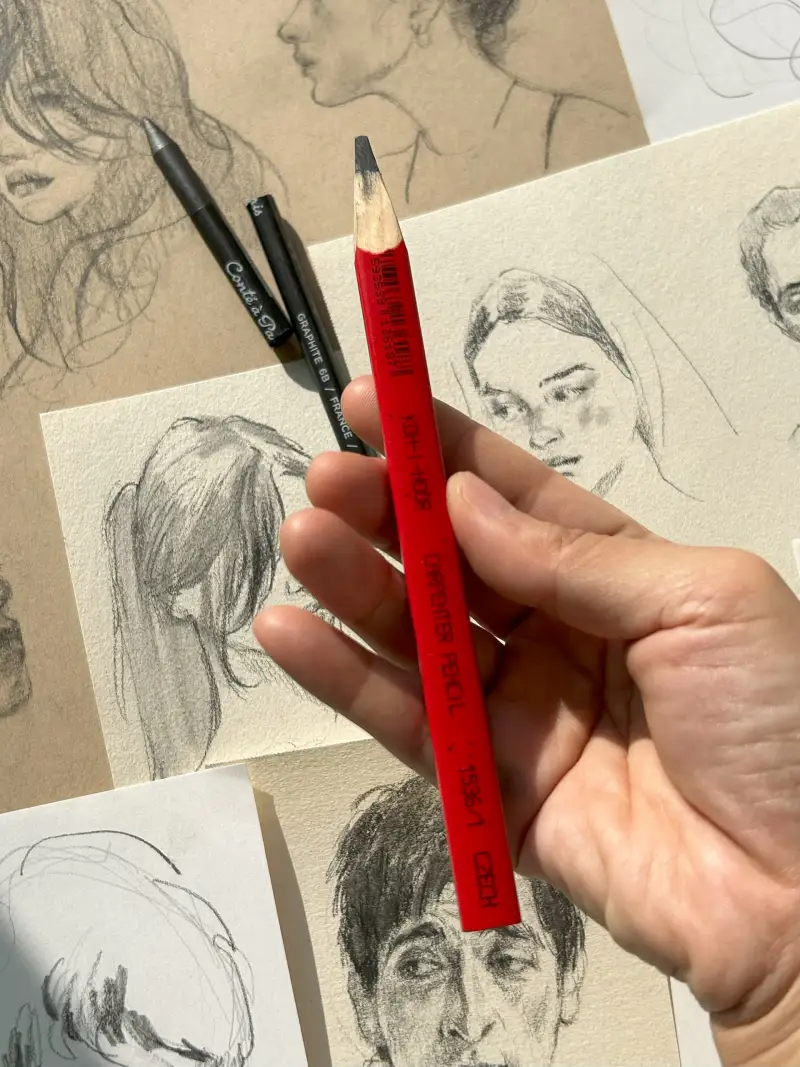 목수연필,통심연필,코이노,콘테,통심흑연,흑연연필,통심흑연연필