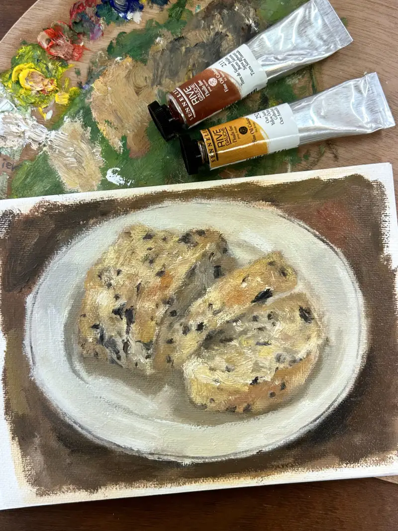 시넬리에,리브고쉬,유화물감