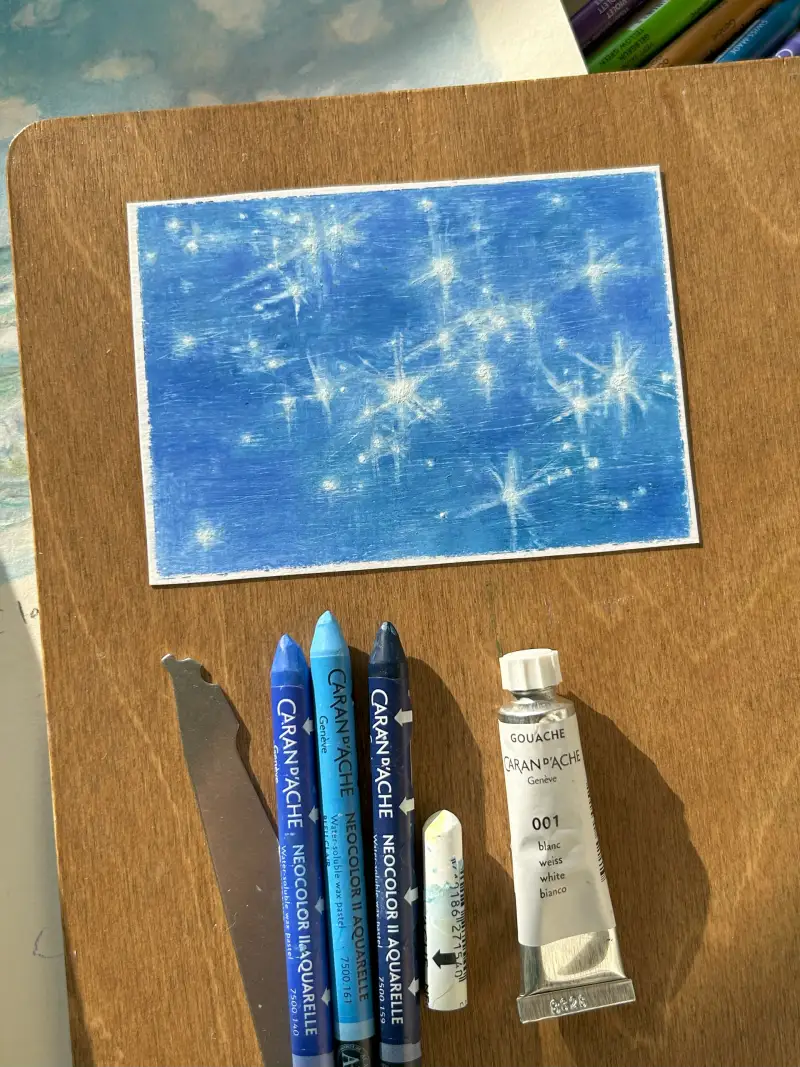 까렌다쉬,크리에이티브박스,과슈,수성크레용,네오컬러2