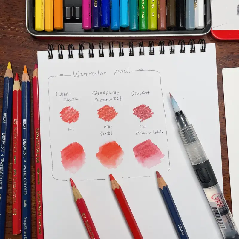 새미,수채색연필,까렌다쉬,슈프라컬러,까렌다쉬슈프라컬러