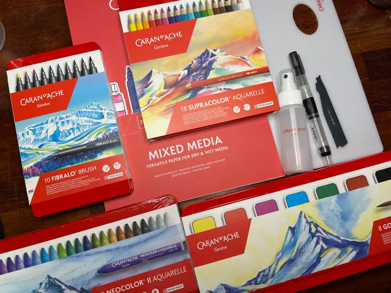 새미,까렌다쉬크리에이티브박스,수프라컬러,네오컬러2,스튜디오과슈,까렌다쉬스케치북