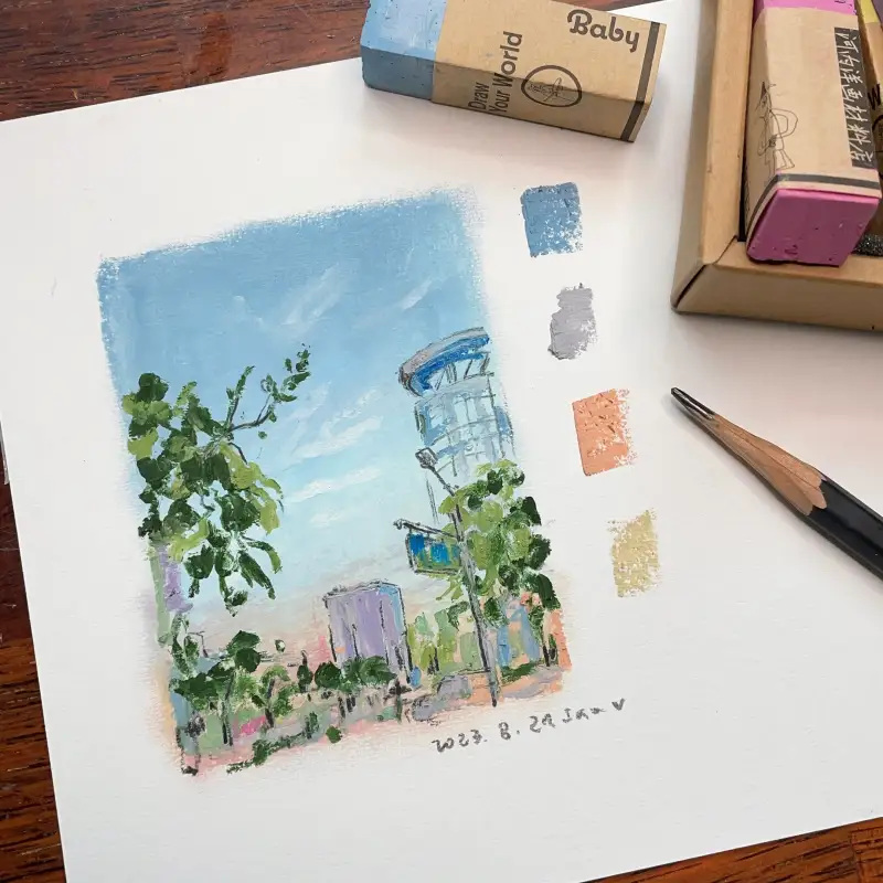 새미,빅오일파스텔베이비