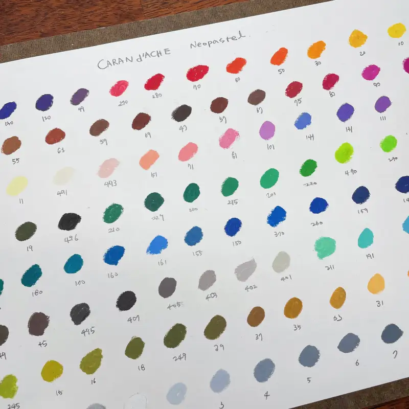 새미,오일파스텔