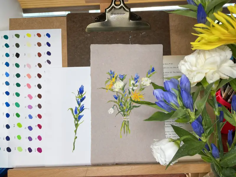 새미,오일파스텔,까렌다쉬오일파스텔