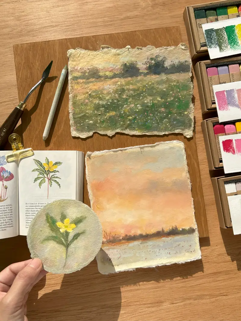 카와치오일파스텔,카와치빅오일파스텔,오일파스텔