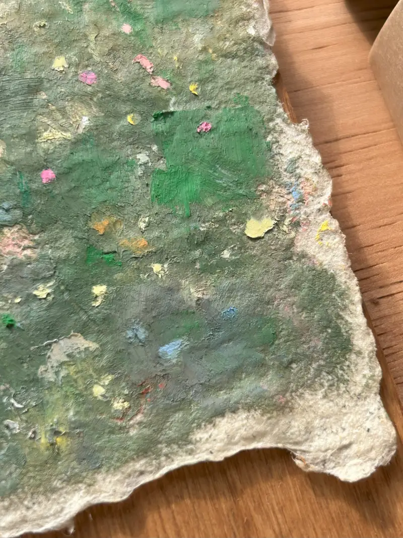 카와치,오일파스텔