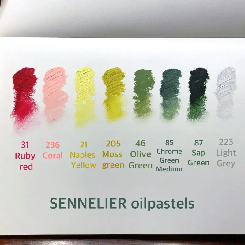 새미,오일파스텔,시넬리에오일파스텔,oilpastel