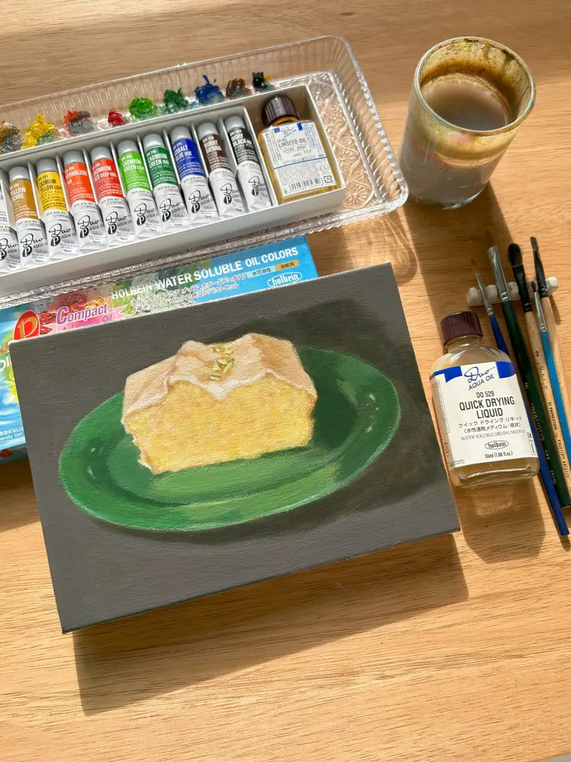 수용성유화물감,홀베인듀오,홀베인,수성유화