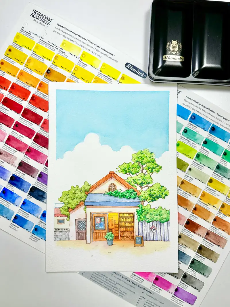 쉬민케,수입물감,독일물감