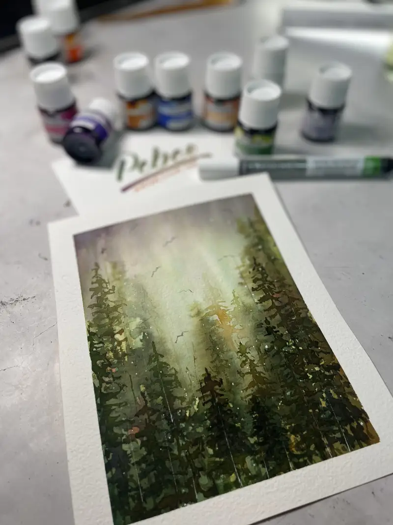 협찬,화방넷,화방넷체험단,뻬베오,뻬베오수채잉크,컬러렉스,수채잉크,잉크드로잉,캘리그라피,수채일러스트