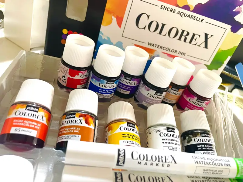 수채잉크,잉크,컬러잉크,미술재료,컬러렉스,뻬베오,뻬베오수채잉크,화방넷,화방넷체험단,미술체험,잉크드로잉