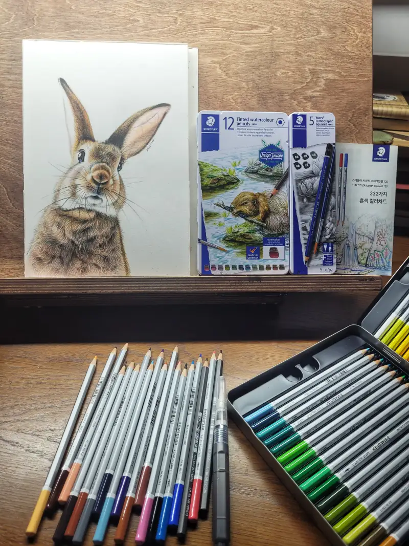 스테들러카라트,스테들러카라트색연필,스테들러워터브러쉬