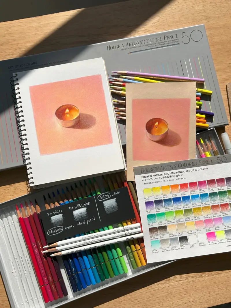 홀베인,홀베인유성색연필,유성색연필,전문가용색연필