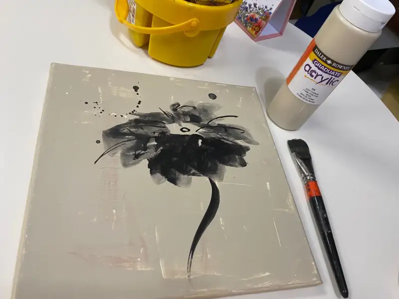 아크릴물감,캔버스