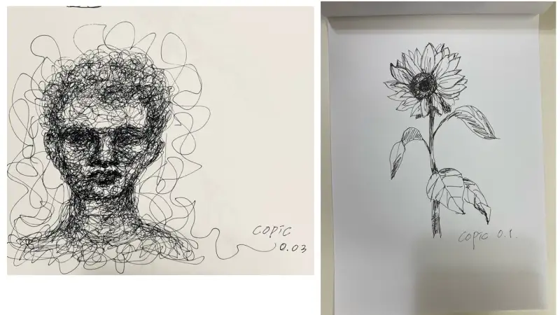 코픽,멀티라이너,드로잉펜