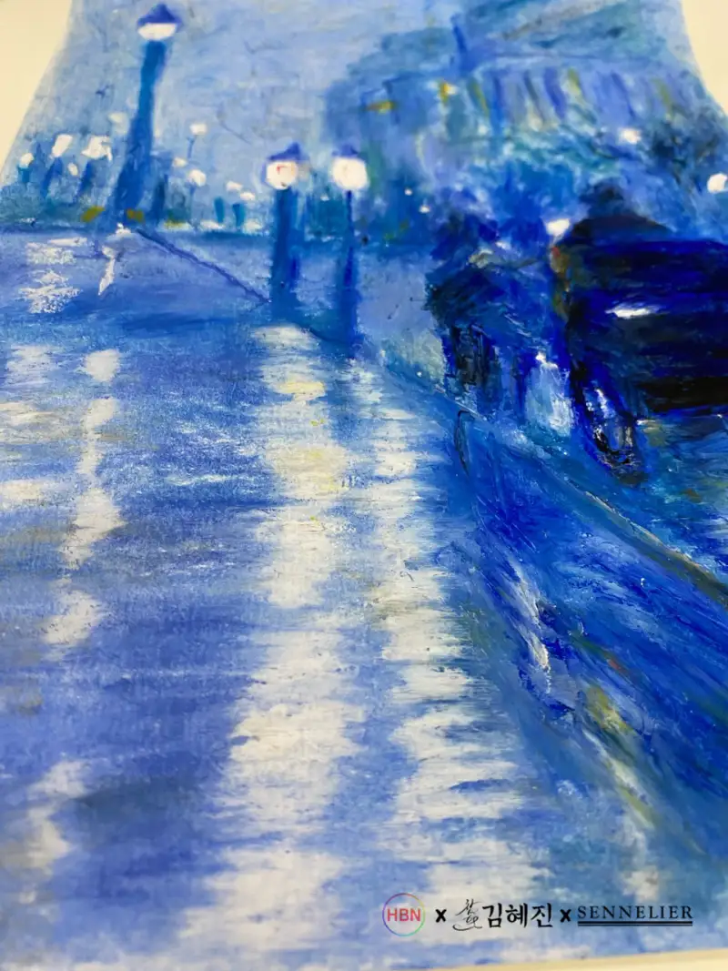 오일파스텔,시넬리에,일러스트