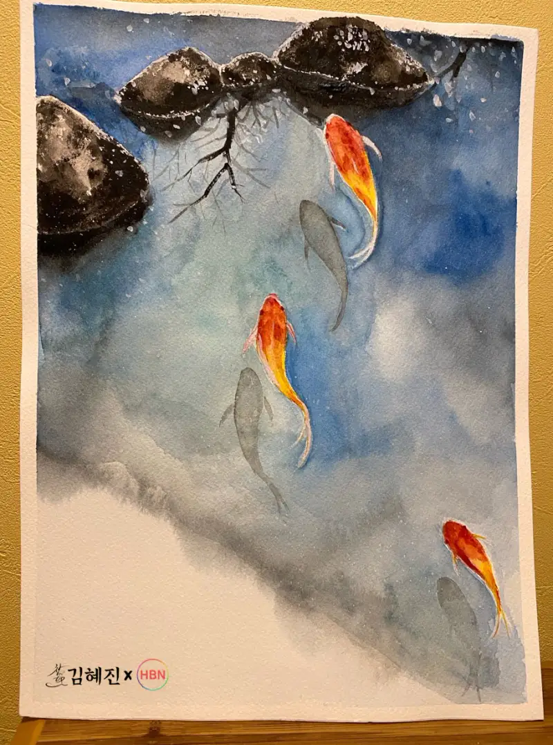 홀베인,HWC,수채화물감,일러스트