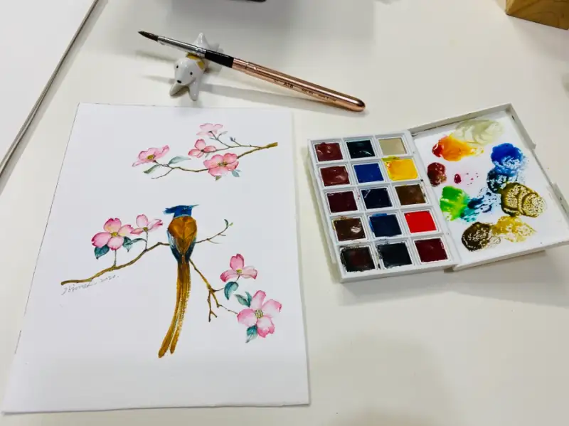 다니엘스미스,고체물감,수채화물감,수채화