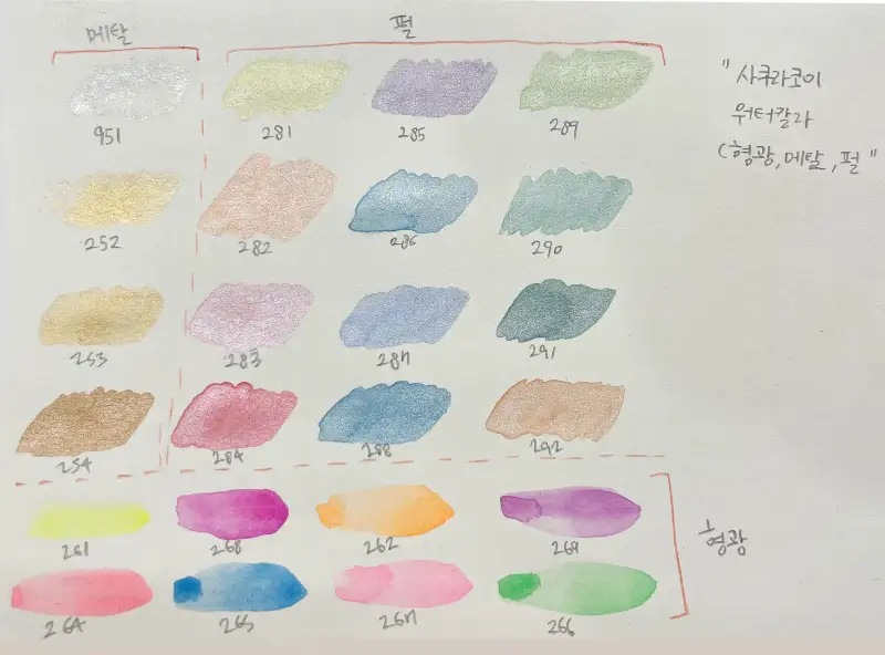 사쿠라코이펄고체물감,펄