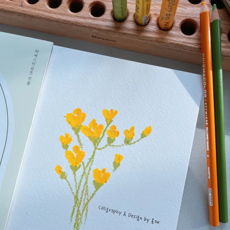 오일파스텔,문교,화원,프리즈마,프리즈마오일색연필,오일색연필