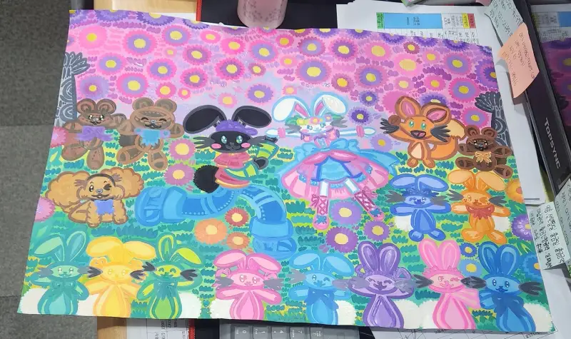 알파수채화물감,알파포스터칼라,신한수채화물감,미젤로수채화물감