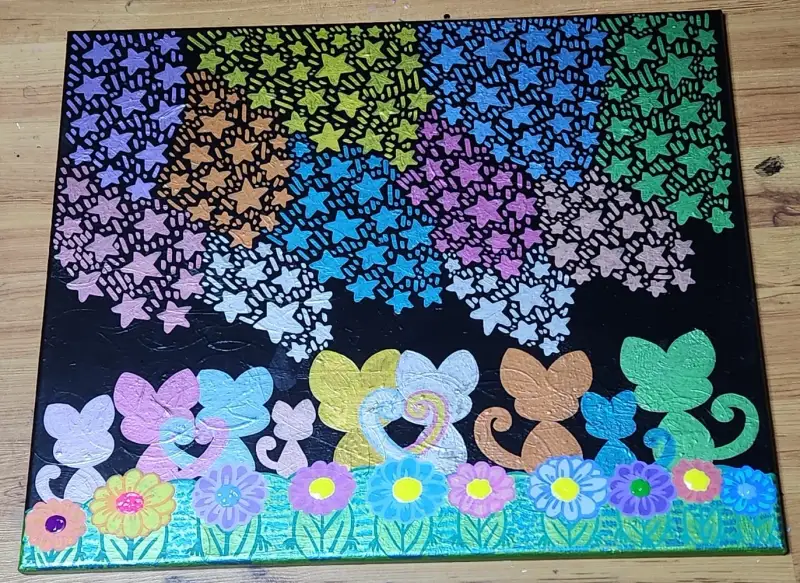 알파아크릴물감