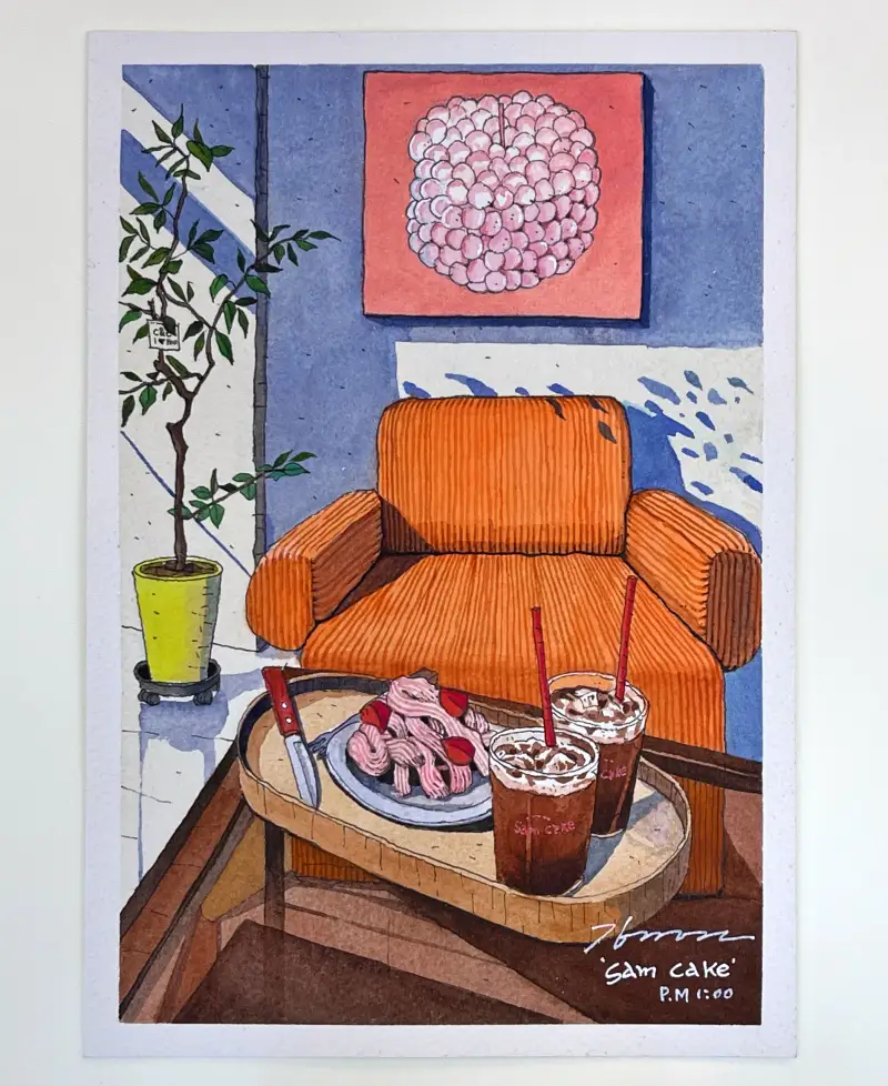 사쿠라코이CAC고체물감24색,화방벳체험단,쌤케이크