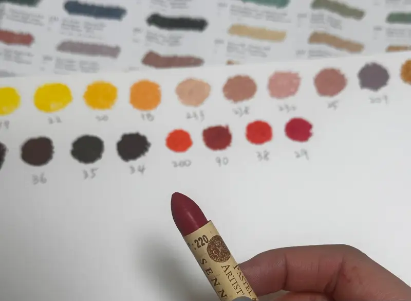 시넬리에,오일파스텔