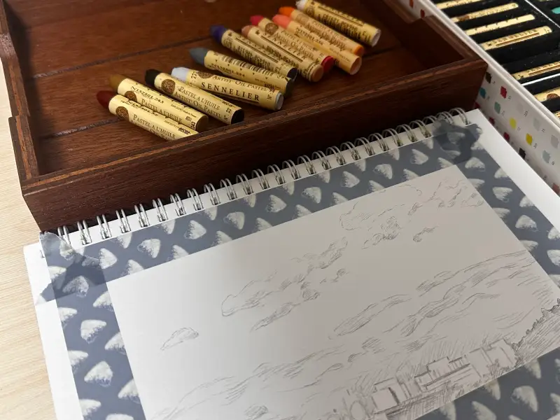 시넬리에오일파스텔,시넬리에,시넬리에전용패드,마스킹테이프