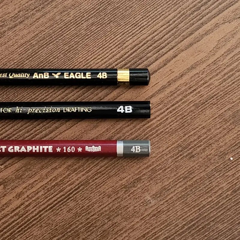 4B,연필
