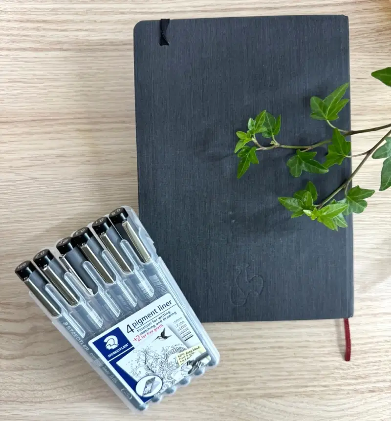 스테들러피그먼트라이너세트,하네뮬레워터컬러북