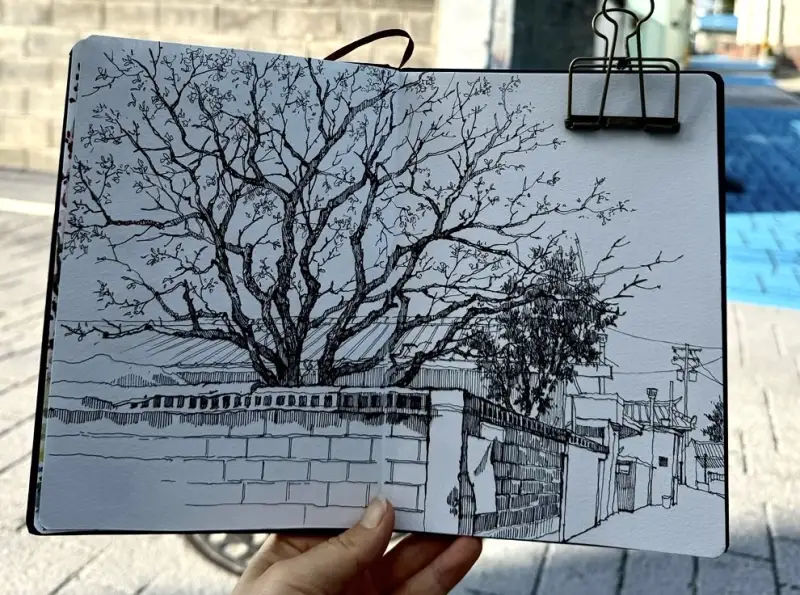 스테들러피그먼트라이너,하네뮬레워터컬러북