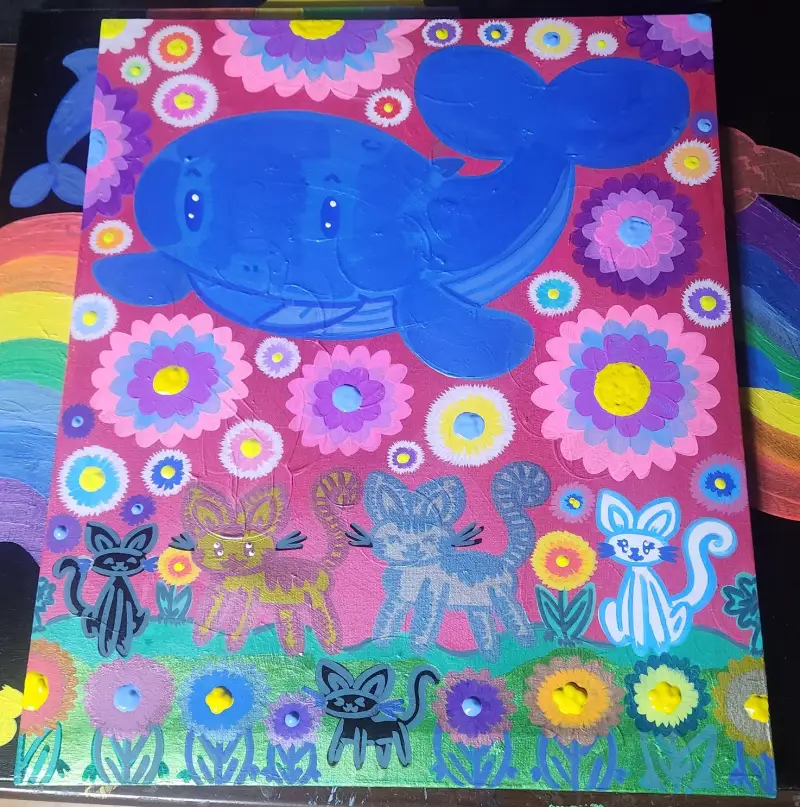 알파아크릴물감