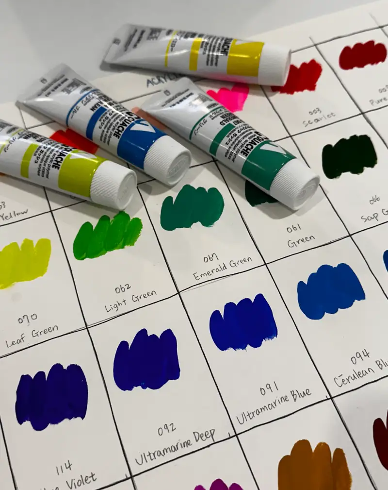 홀베인,아크릴과슈,홀베인아크릴과슈